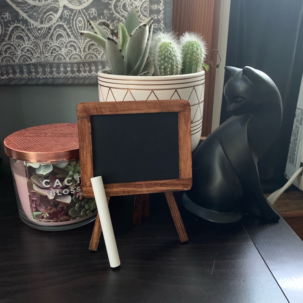 Wooden Stand Up Mini Chalkboard